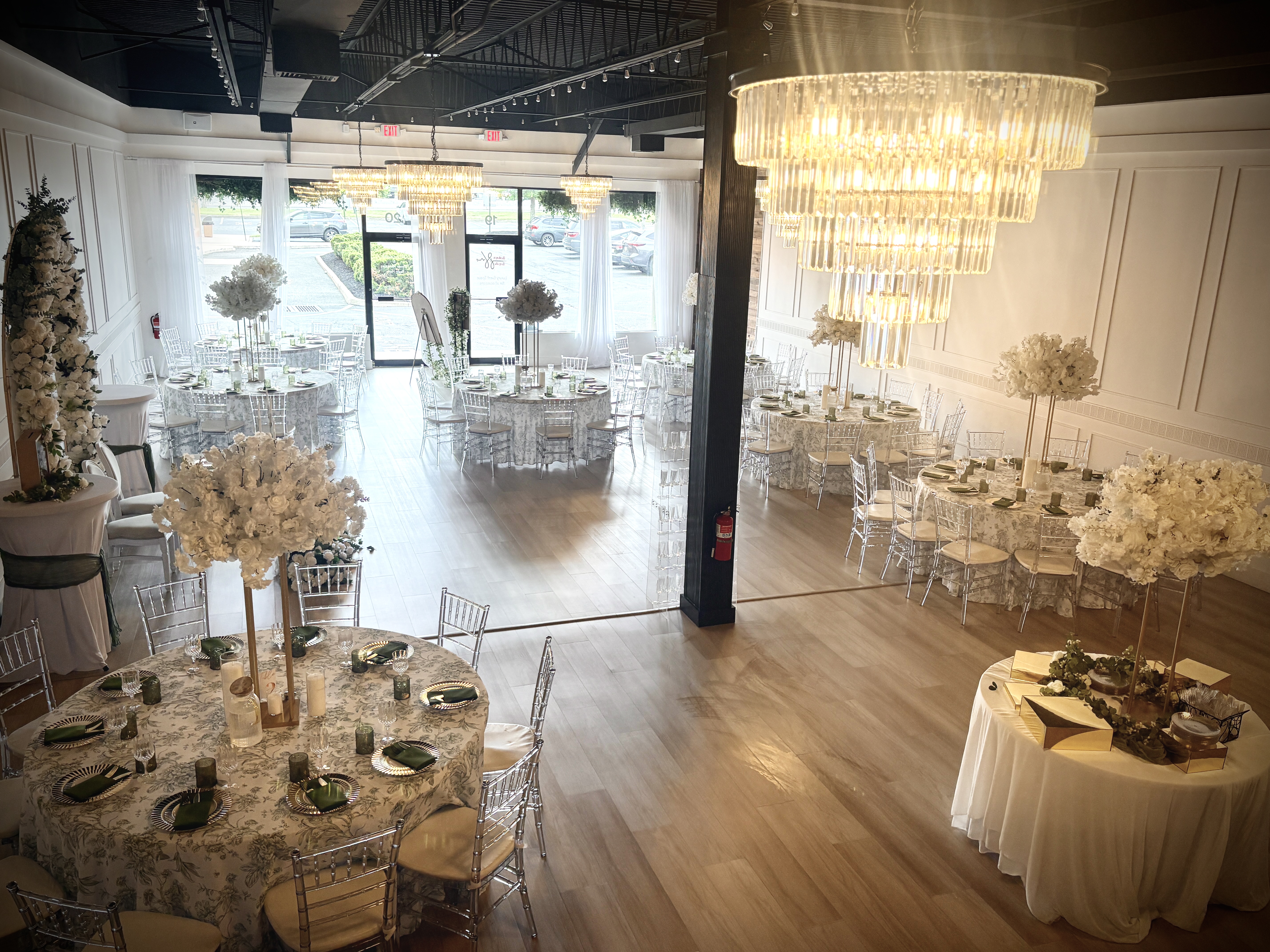 Elegant wedding reception venue